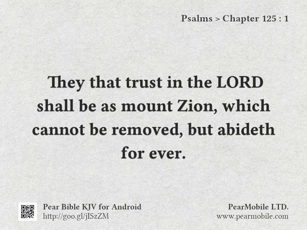 Psalms, Chapter 125:1